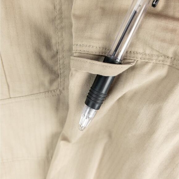 5.11 Tactical Shirt Men’s Large Tan Canvas Ripstop Relaxed Fit Utility Workwear - Picture 8 of 15